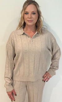 Birchbend Ribbed Sweater-Beige