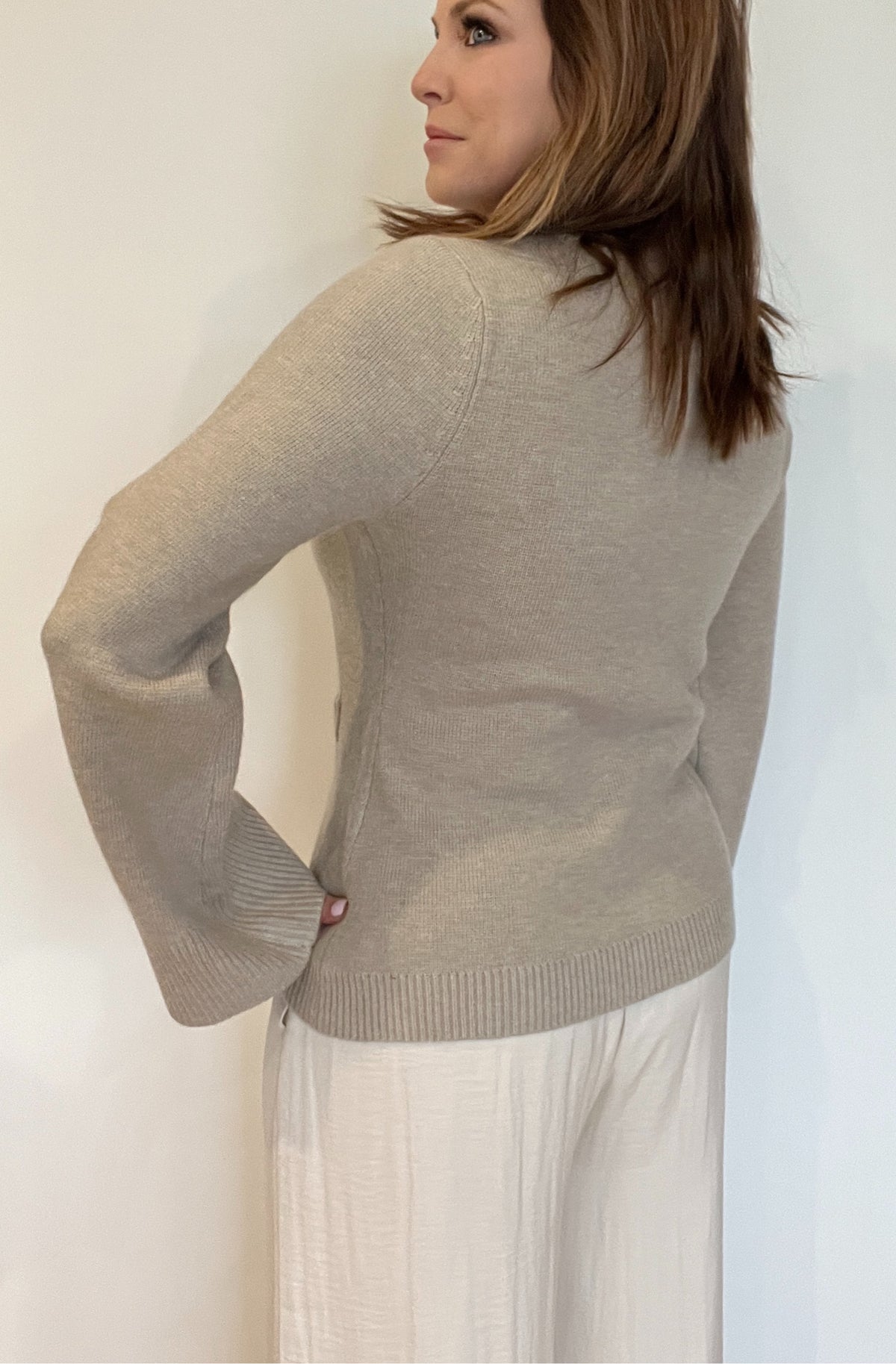 Tyler Cardigan-Beige