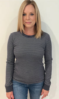 Classic Thermal Top-Charcoal Blue