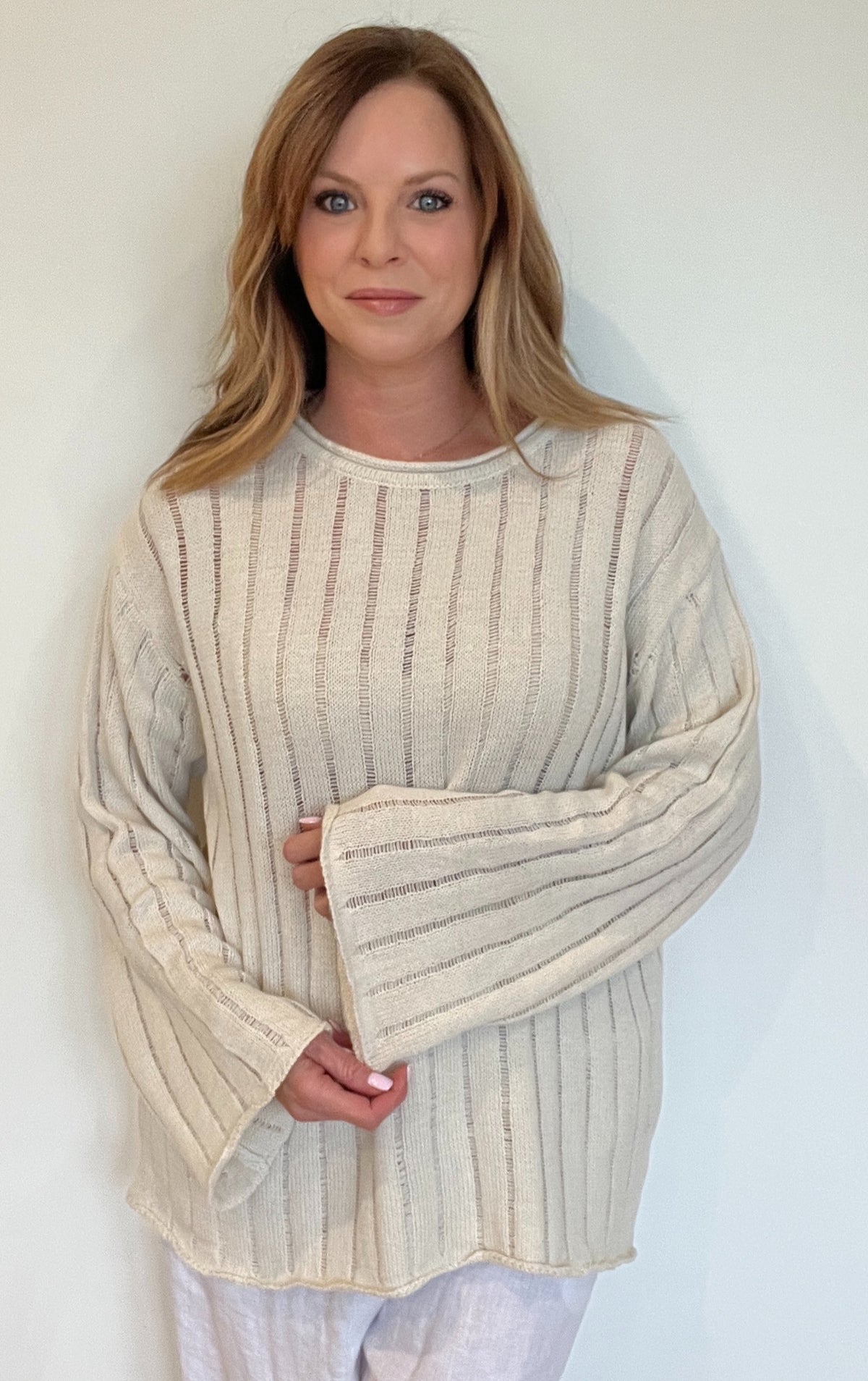 Warm Sands Sweater-Natural