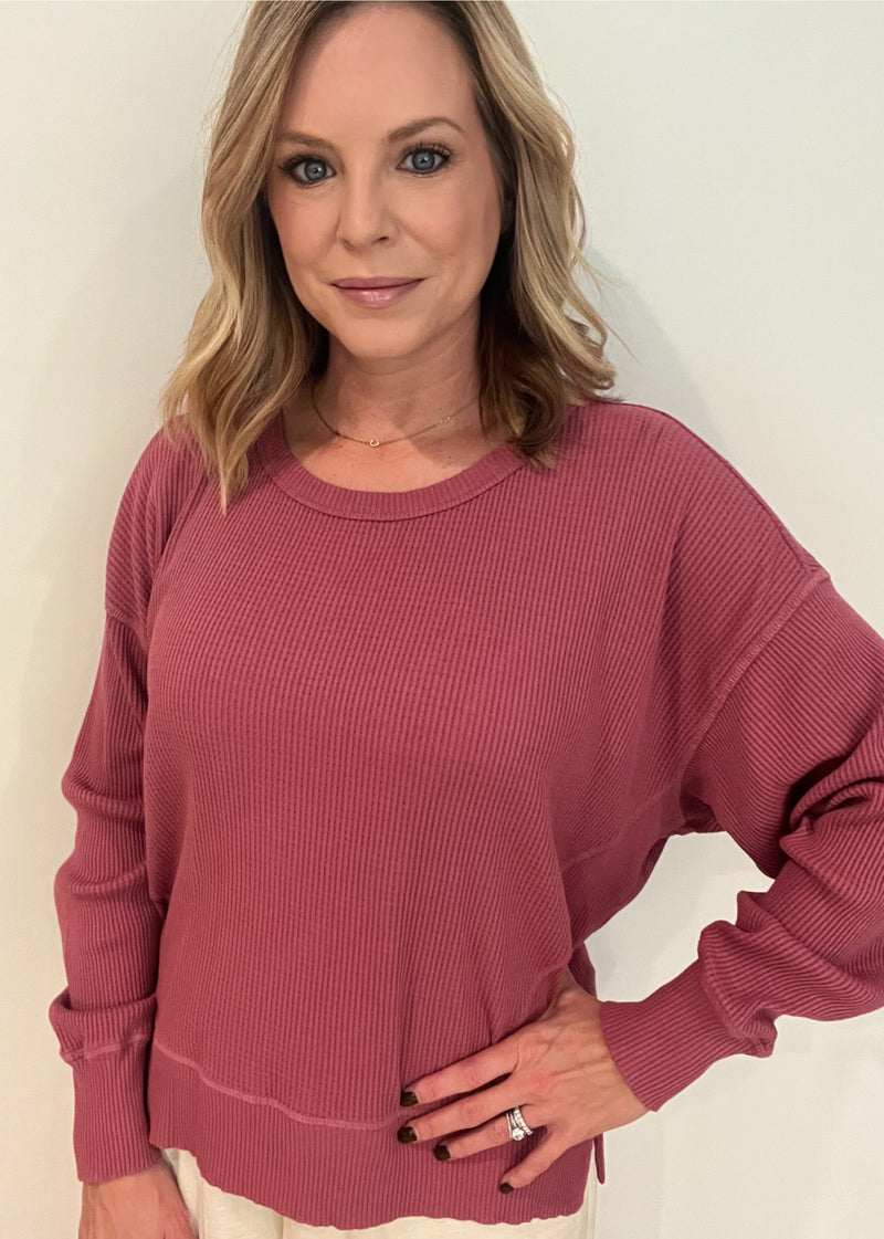 Harvest Thermal Top-Raspberry