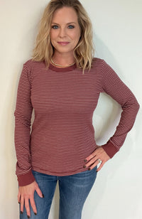 Classic Thermal Top-Burgundy