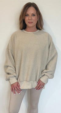 Liz Reversible Sweatshirt-Natural