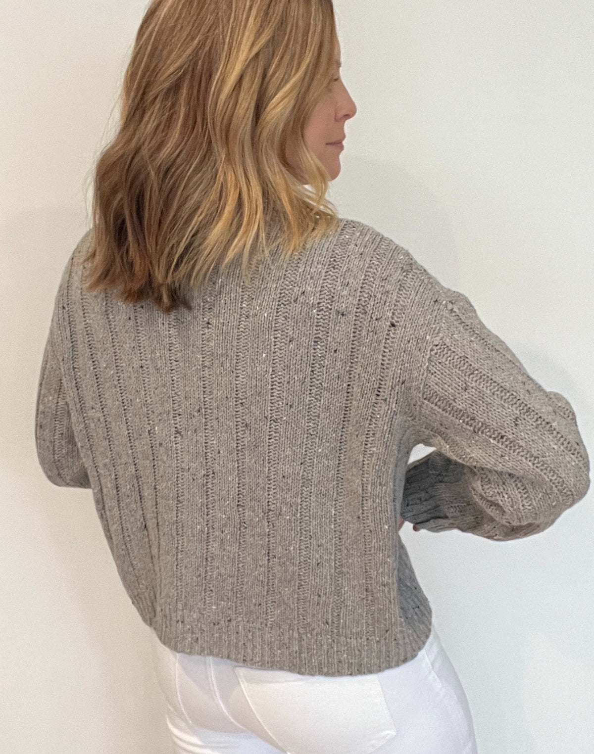 The Haze Cardigan-Heather Grey