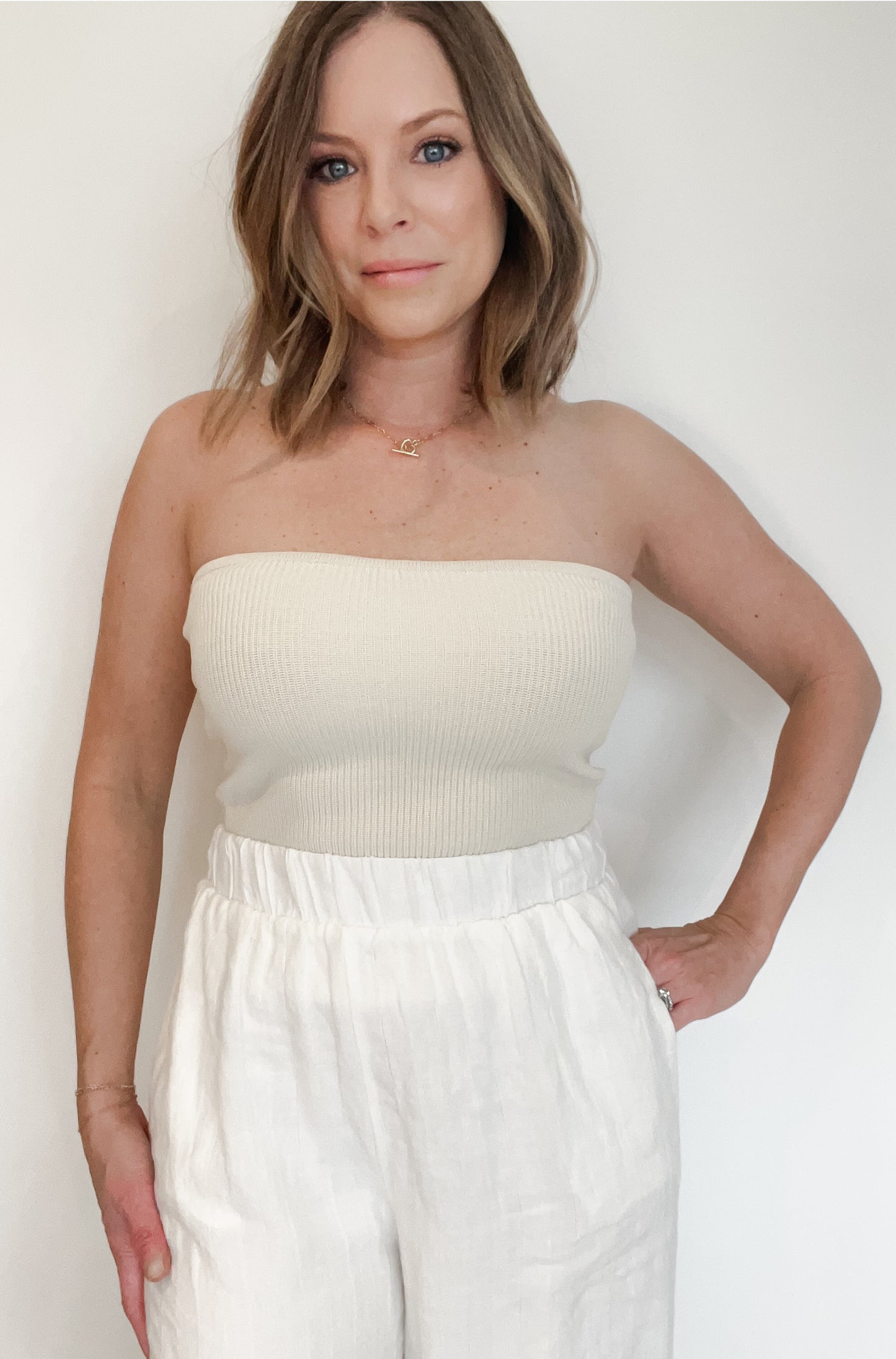 Camilla Strapless Knit Top