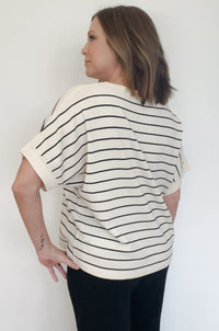 Francie Stripe Knit Top