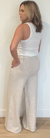 Winter Knit Pants-Ivory