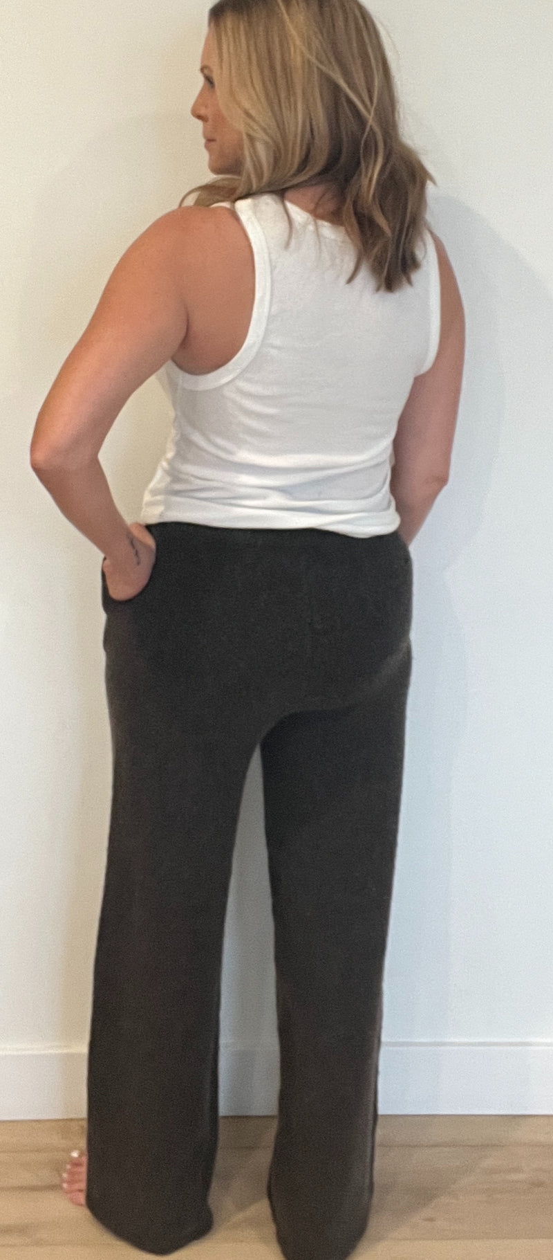 Winter Knit Pants-Mocha