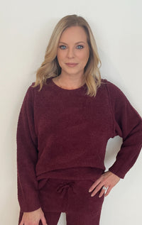 Marshmallow Lounge Set-Cherry