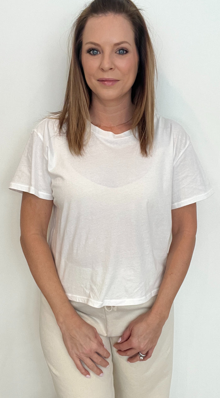 Saturdays Organic Cotton Tee-White