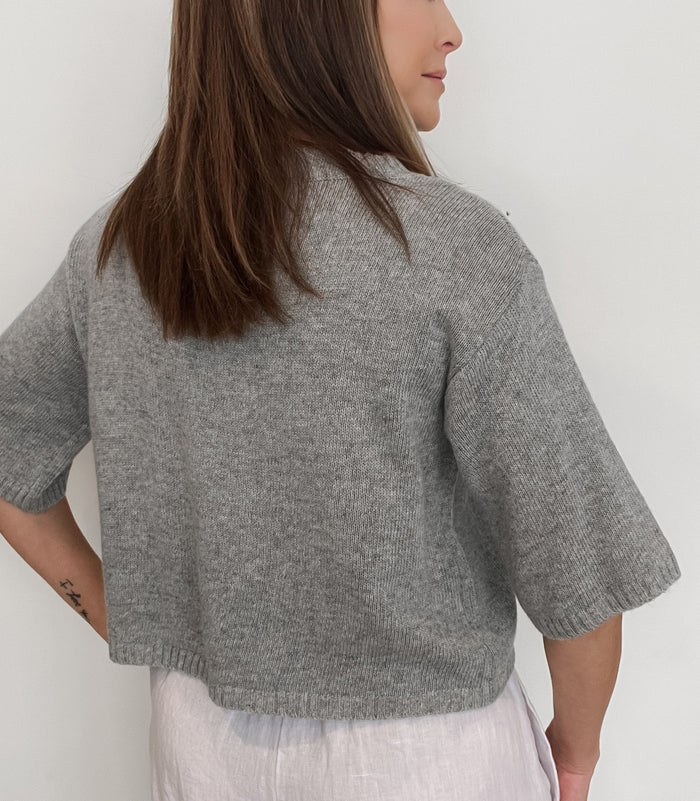 Harbor Cardigan-Grey