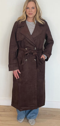 The Briar Suede Trench