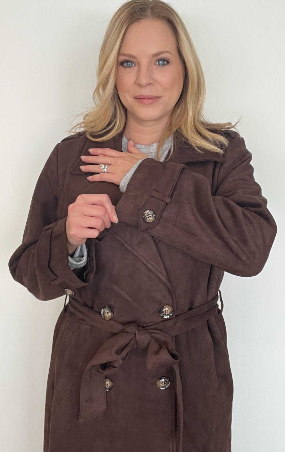 The Briar Suede Trench