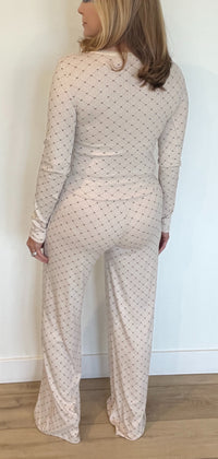 Mocha Hearts Lounge Set