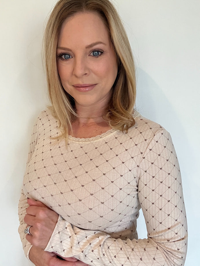 Mocha Hearts Lounge Set