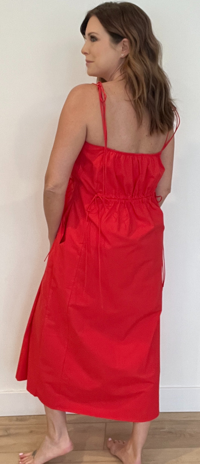 Isadora Dress-Red