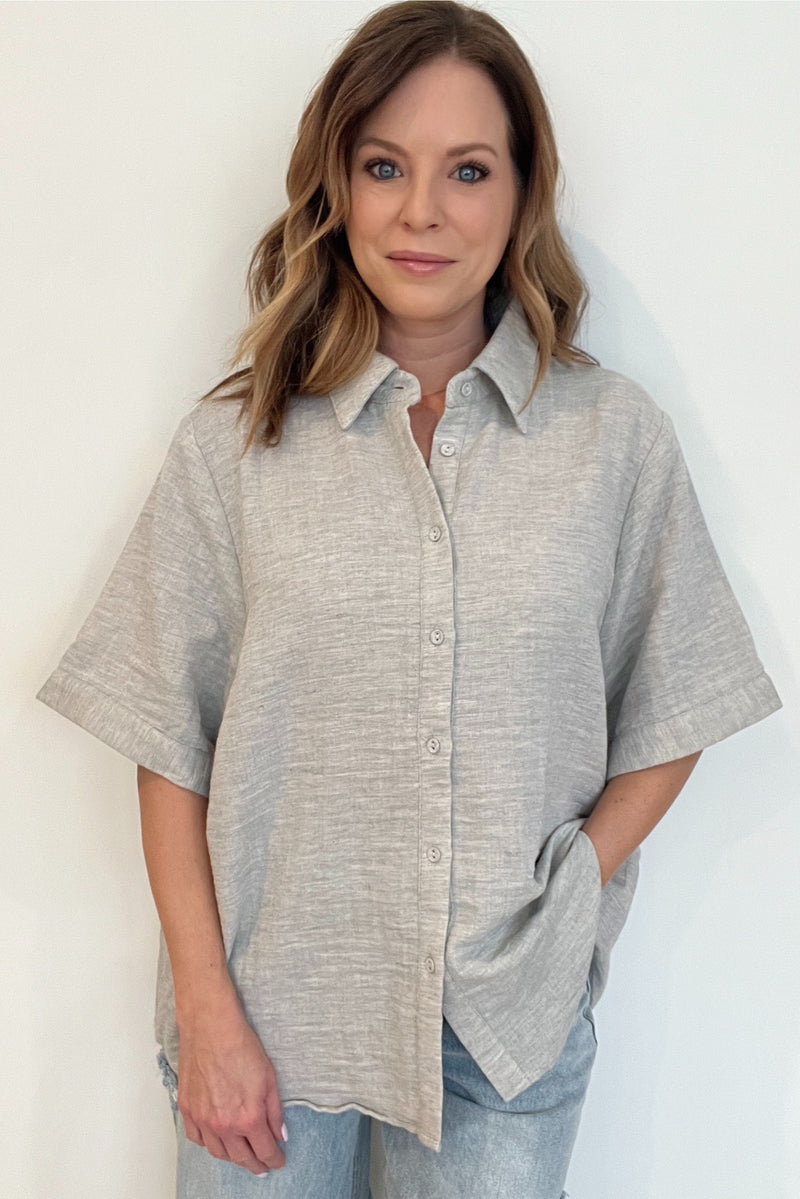 Grey Skies Cotton Top