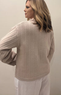 Juliana Cardigan-Oatmeal