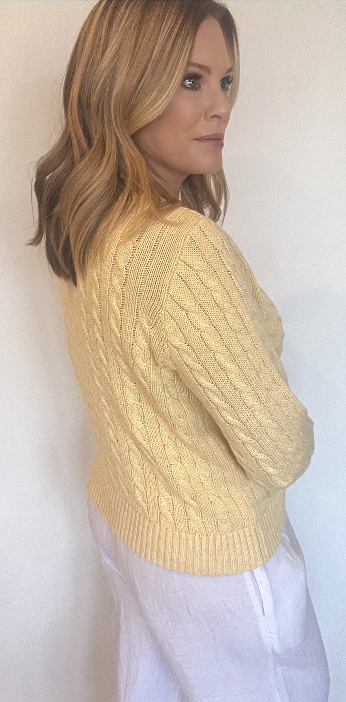 Sunbeam Cotton Cardigan-Yellow