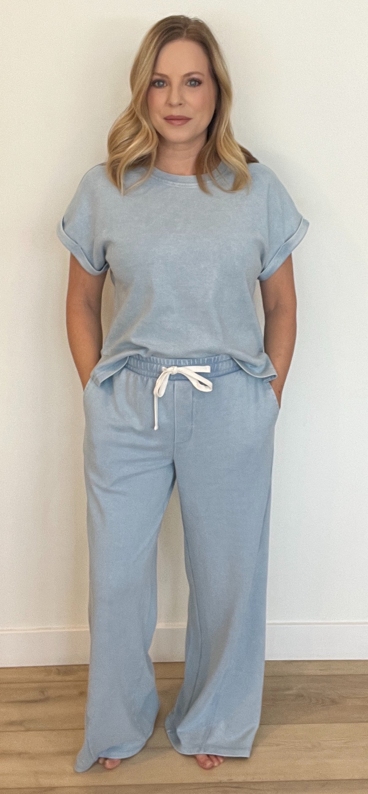 Logan Pants-Light Blue