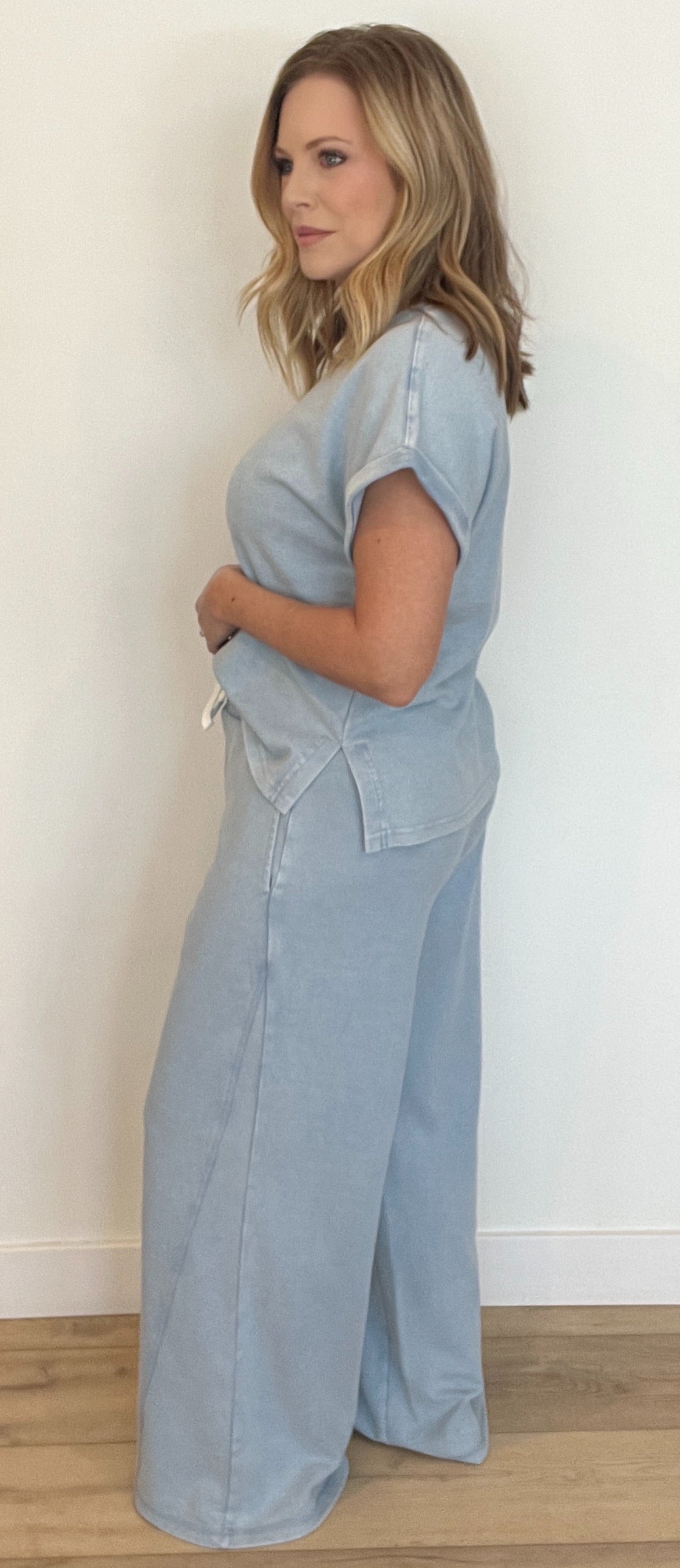 Logan Pants-Light Blue