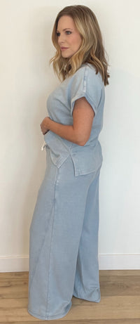 Logan Pants-Light Blue