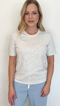 The Perfect Tee-Heather Grey