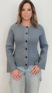 Tyler Cardigan-Blue