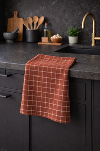 Harvest Plaid Tea Towel