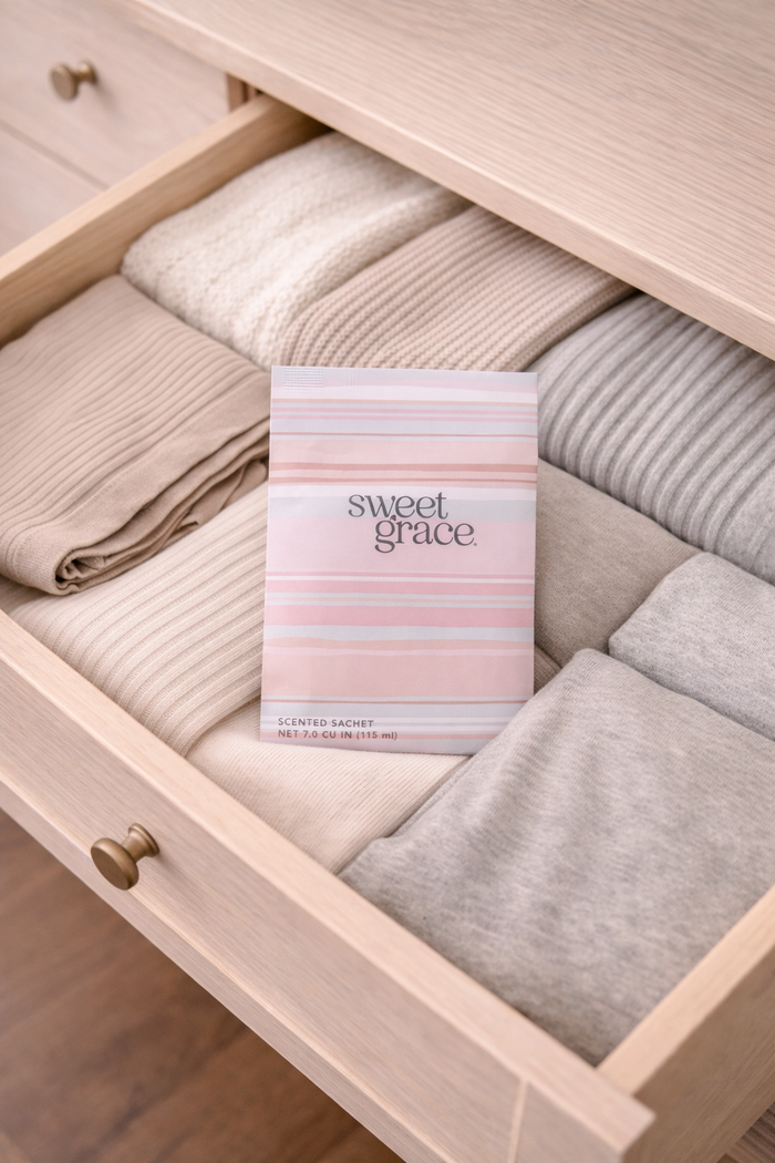 Sweet Grace Scented Sachet-Modern Stripe