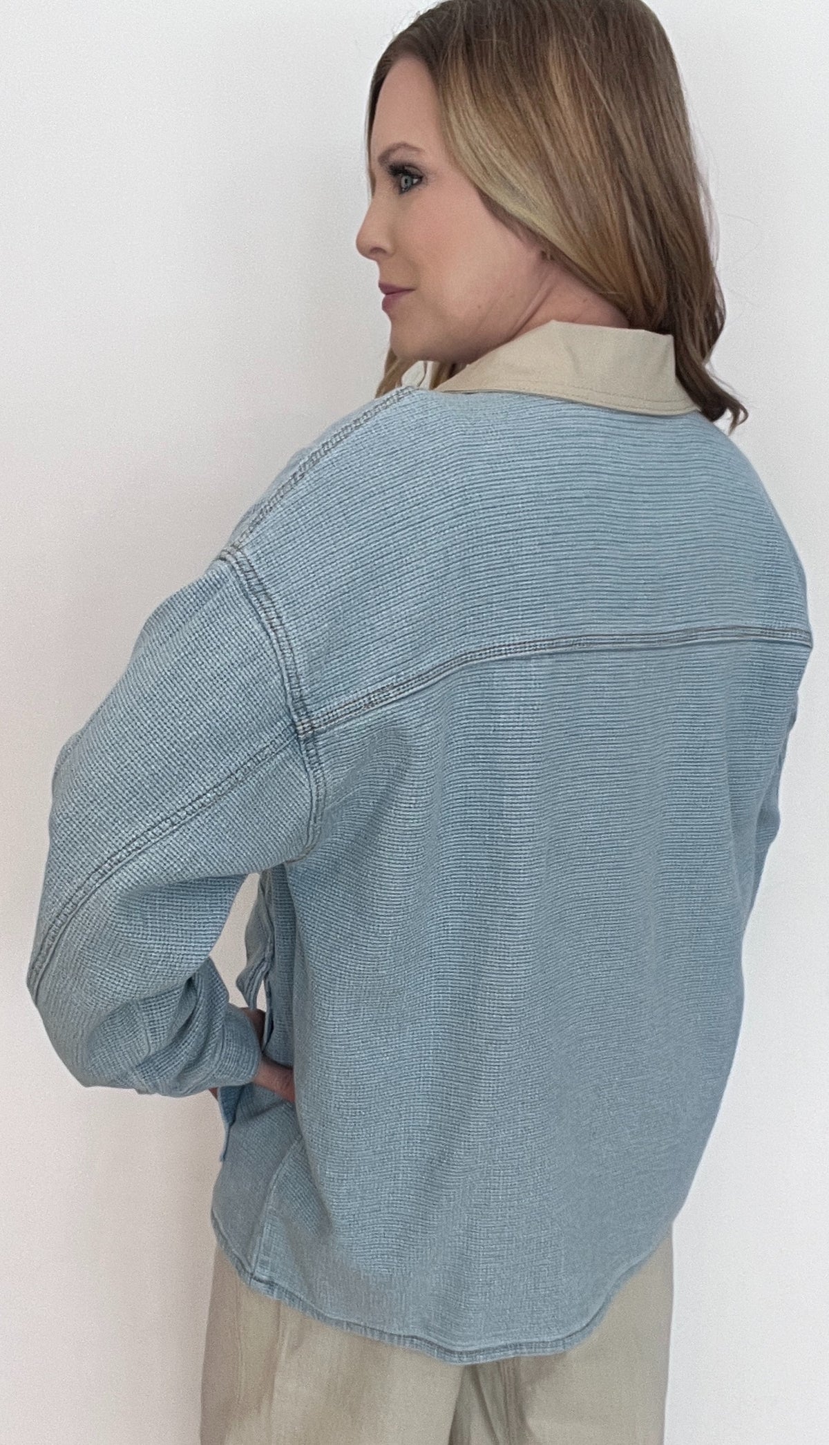 The Jetty Cotton Jacket-Light Denim