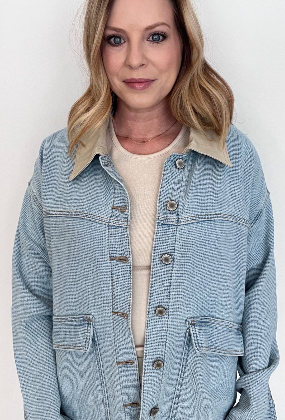 The Jetty Cotton Jacket-Light Denim