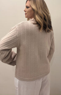 Juliana Cardigan-Oatmeal