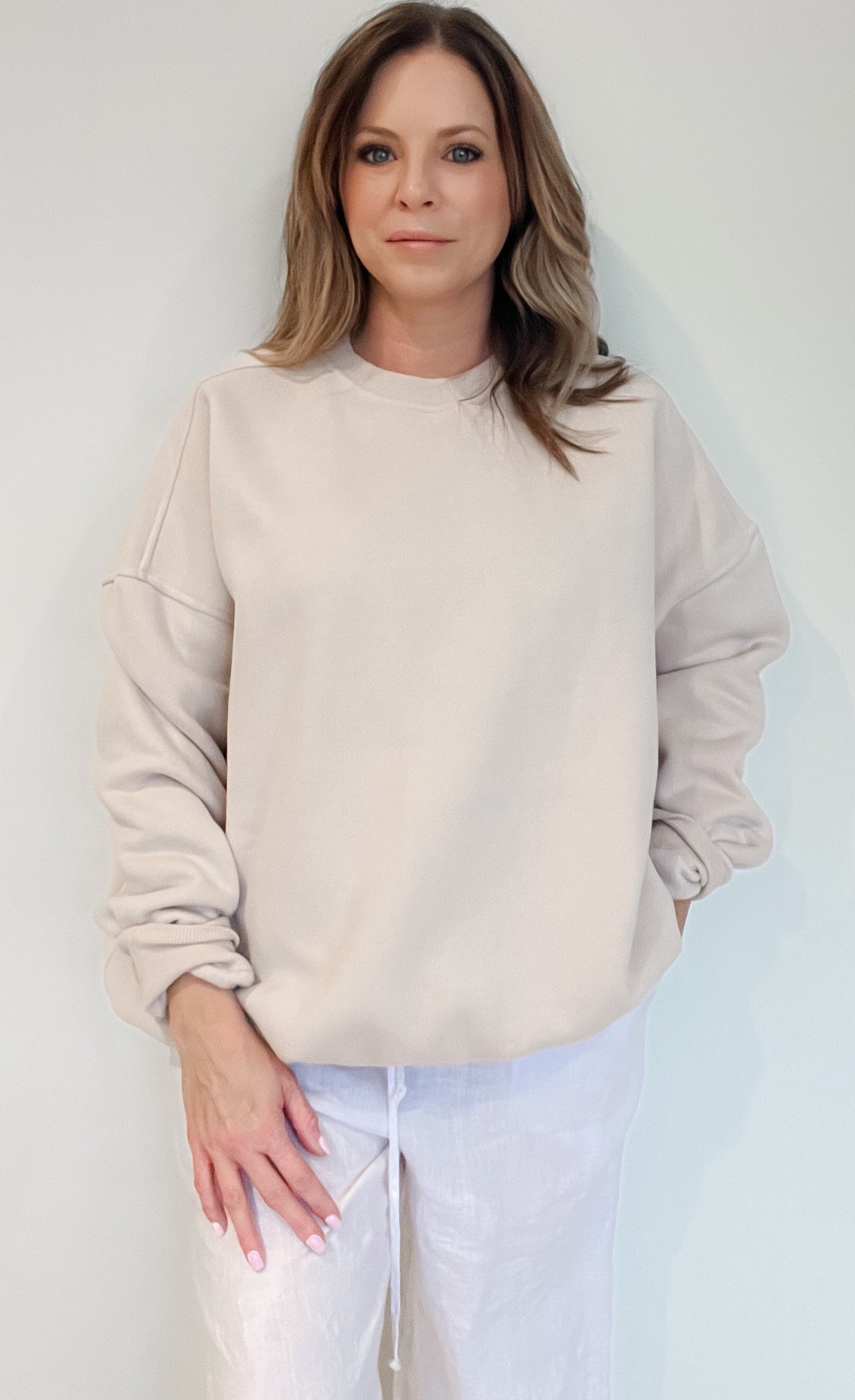 The Everyday Sweatshirt-Sandstone