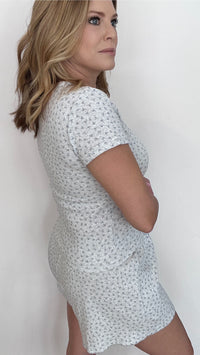 The Adalynn Cotton Set-Grey Multi