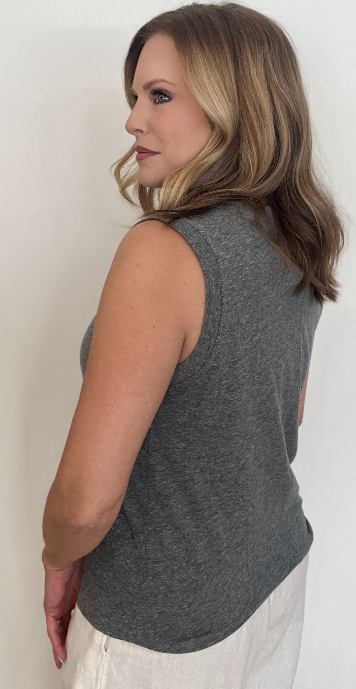 The All Day Tank-Grey