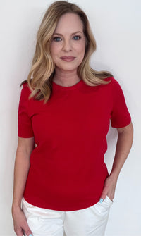 The Perfect Tee-Red
