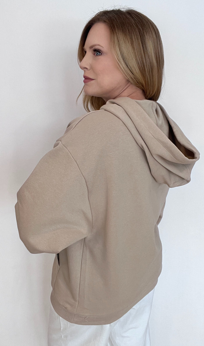 The Perfect Hoodie-Taupe