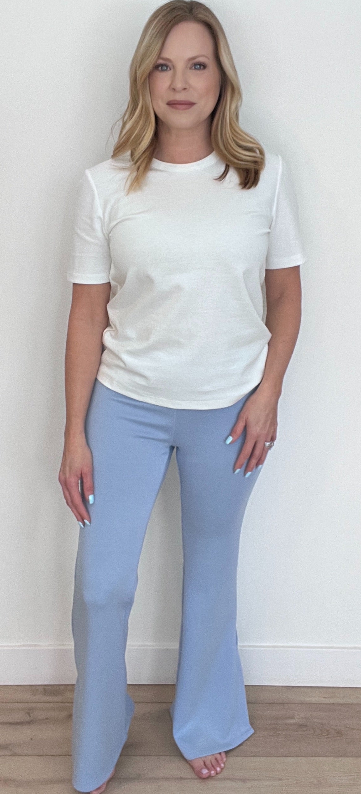 Yoga Modal Pants-Periwinkle Blue