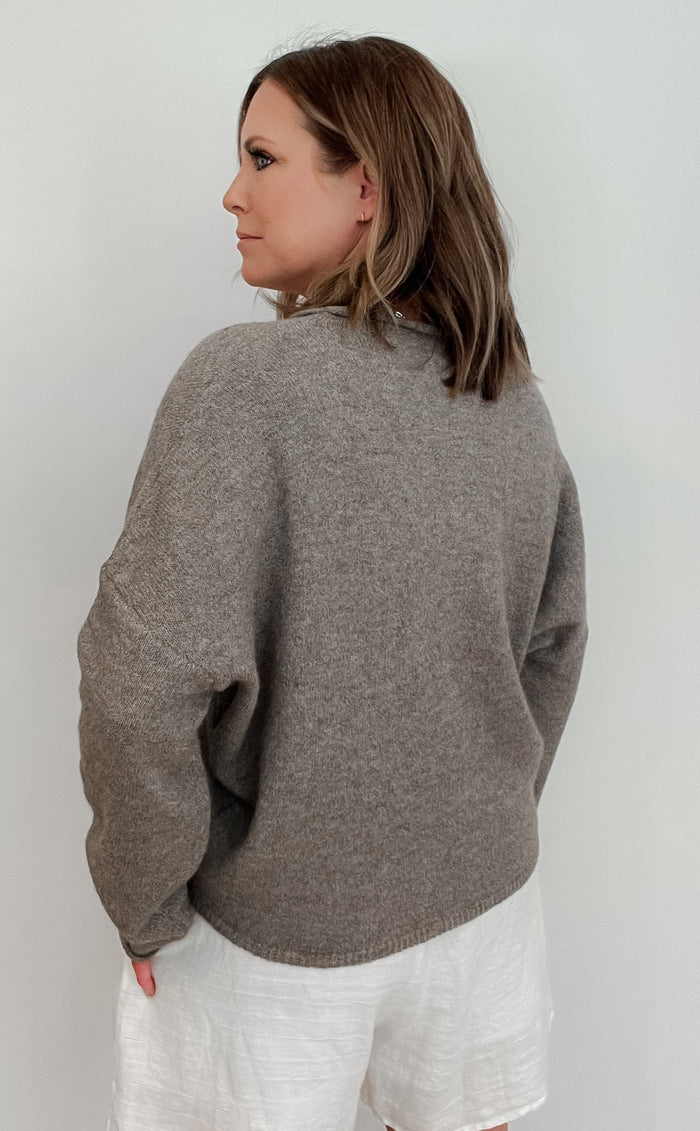 Shelby Cardigan-Mocha