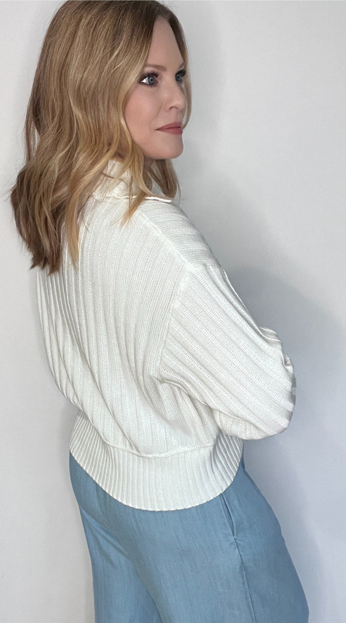 The Joni Cardigan-Cream