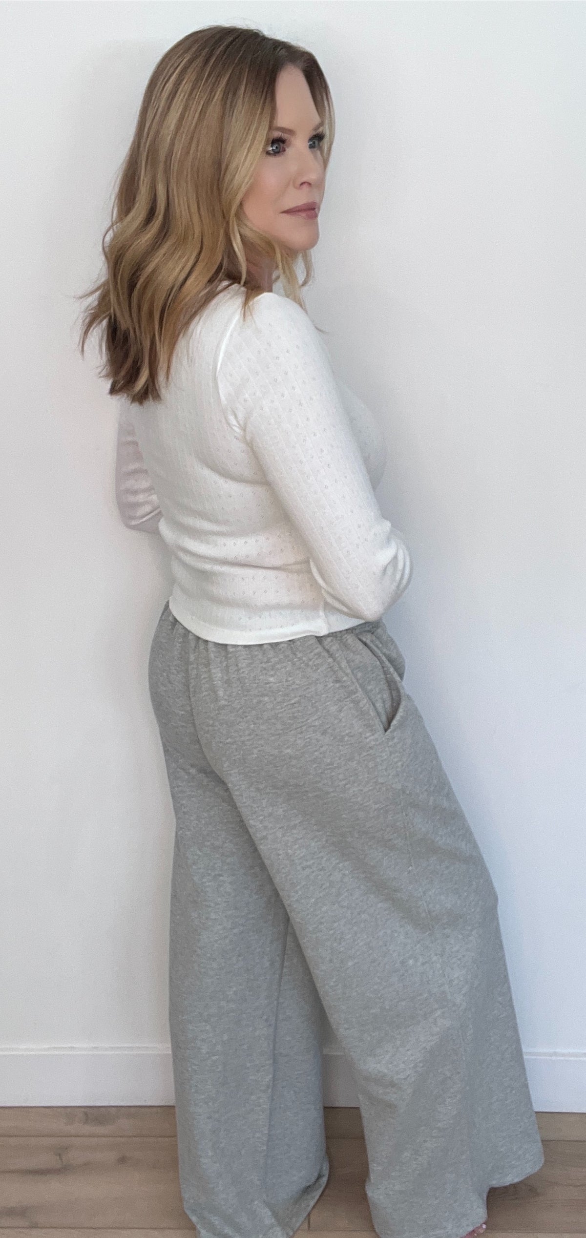 Offshore Cotton Sweatpants-Grey