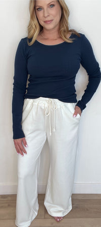 Offshore Cotton Sweatpants-White