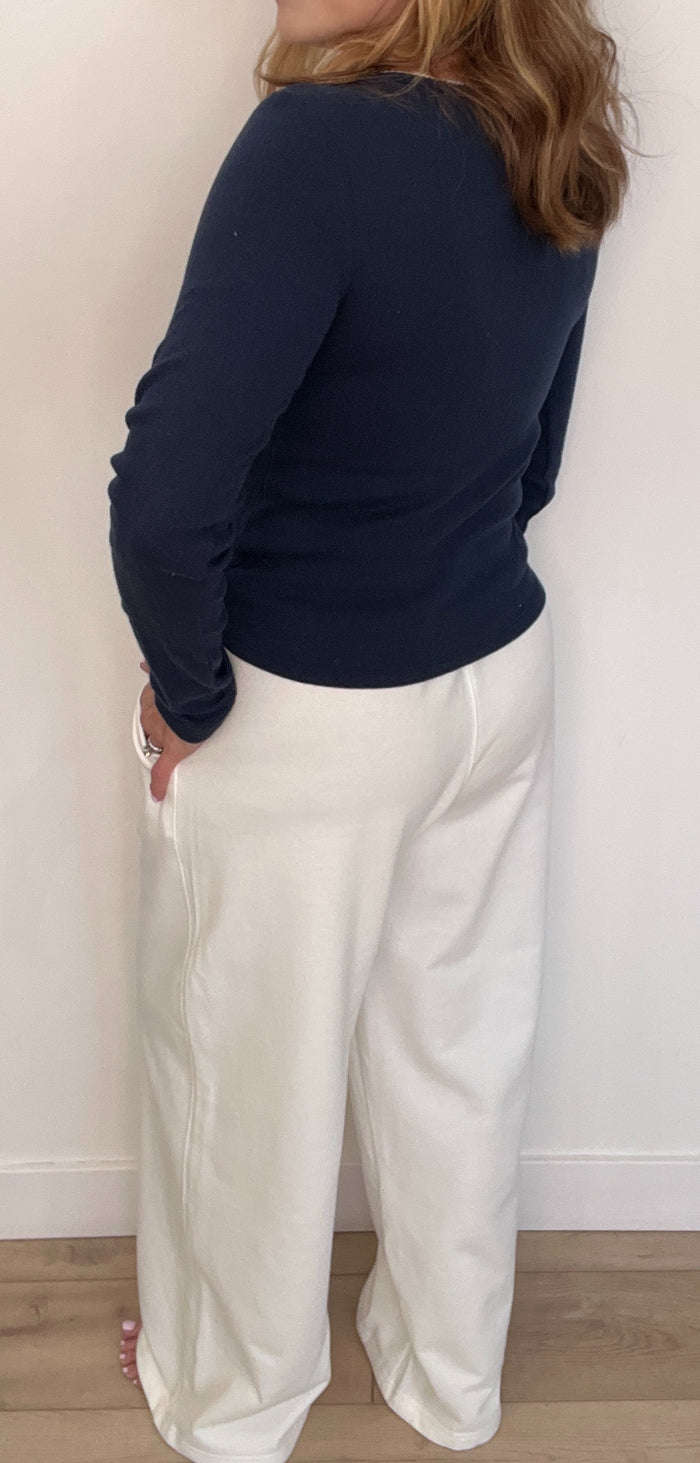 Offshore Cotton Sweatpants-White