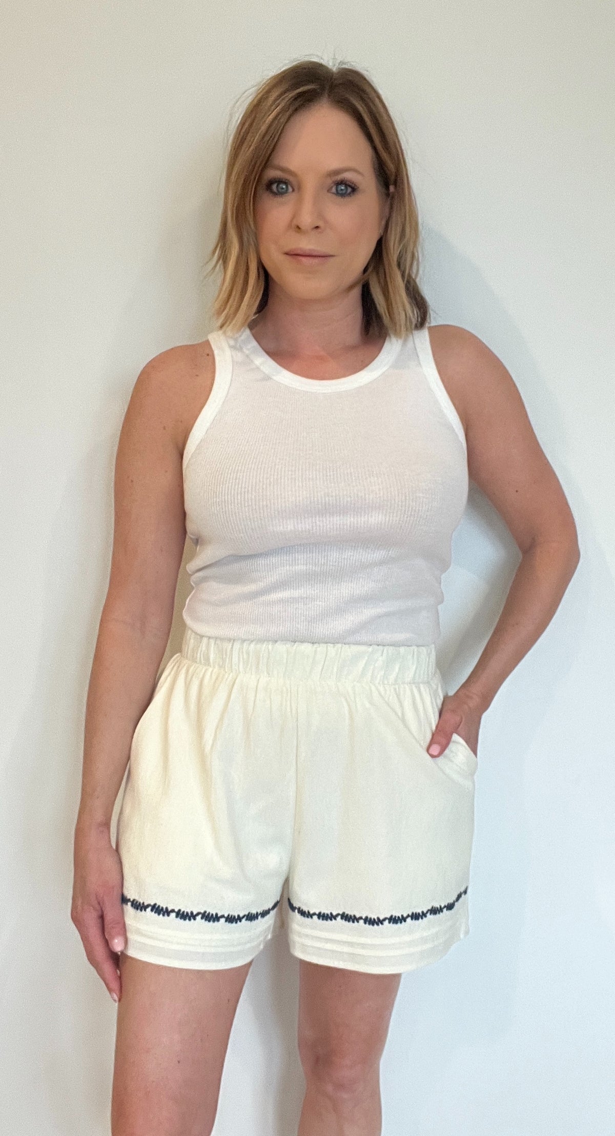 Barcelona Embroidered Shorts