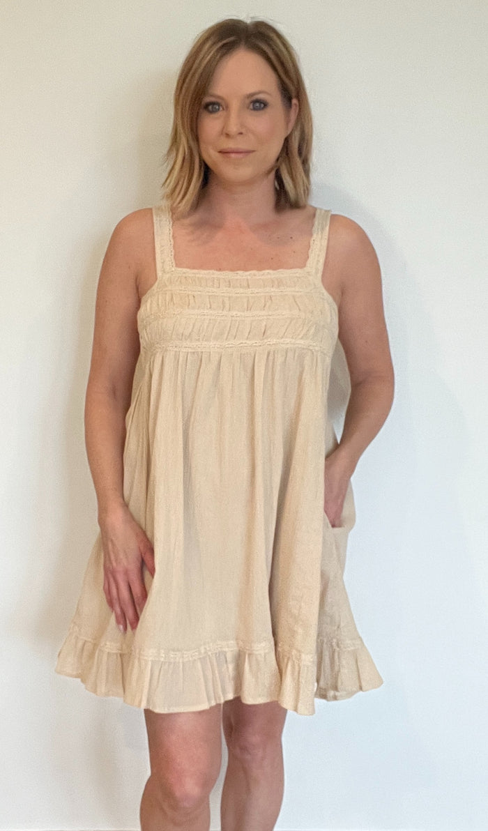 Sandy Cotton Dress