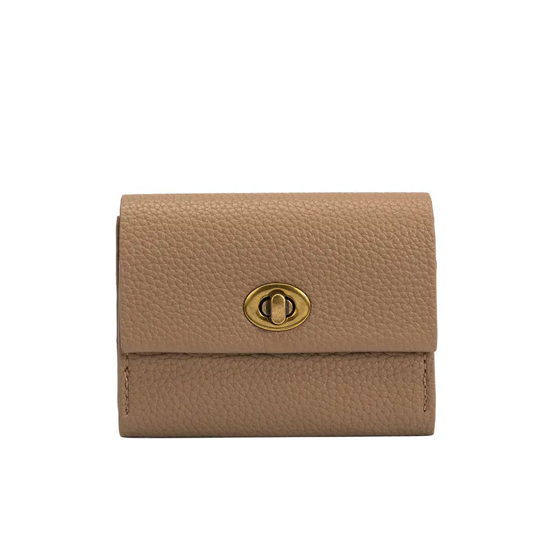 Rita Vegan Leather Wallet-Taupe