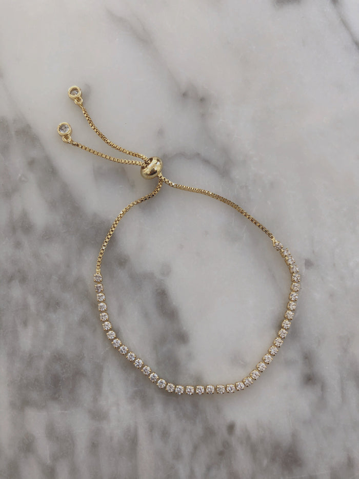 Dainty CZ Tennis Bracelet