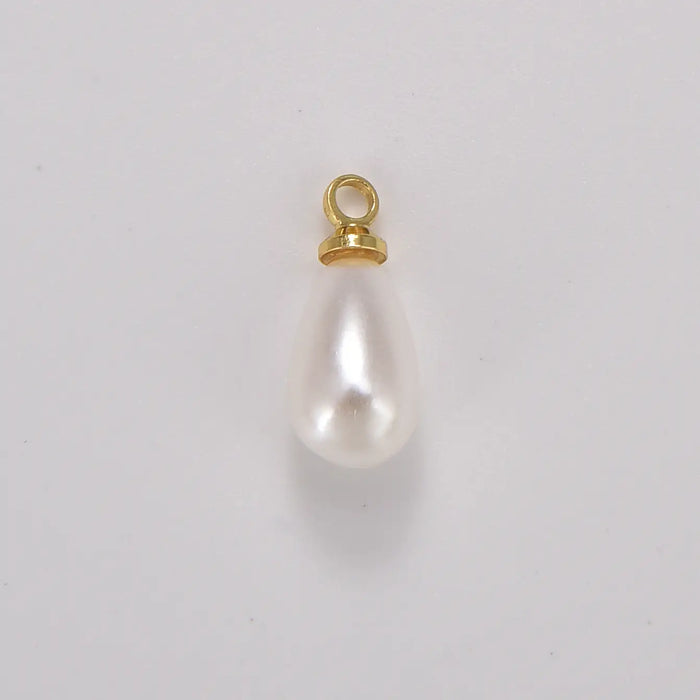 Pearl Teardrop Charm