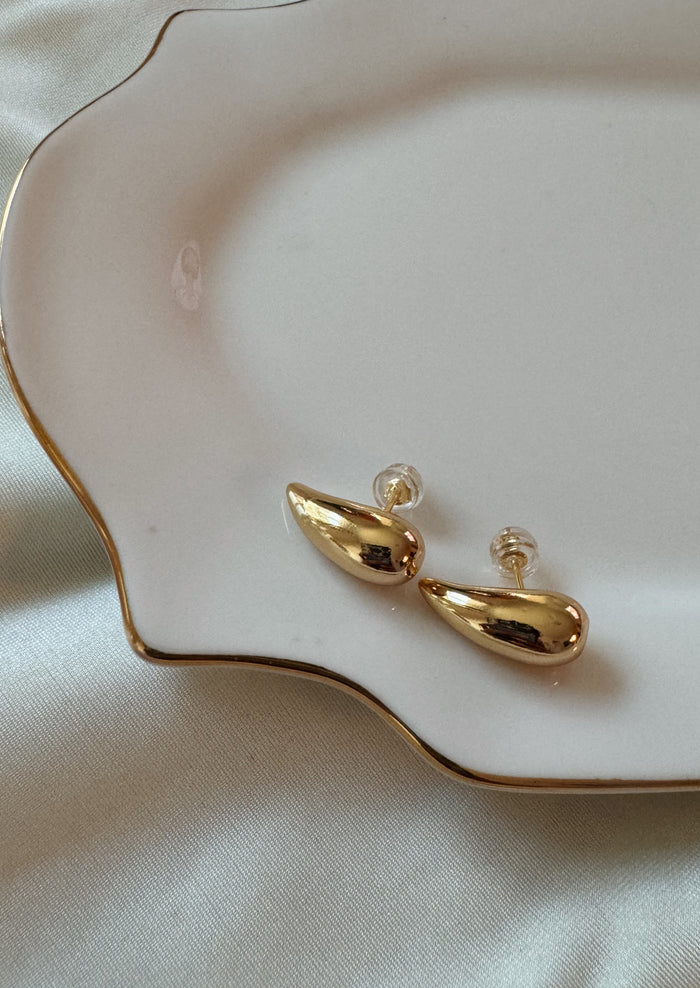 Teardrop Stud Earrings